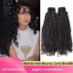 Nature Black Bouncy Curly 100% Virgin Human Hair Bundles