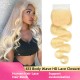 613 Blonde 4x4  Baby Wave  Lace Closure 100% Human Hair