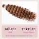 Brown Deep Wave Braid 100% Virgin Human Hair 