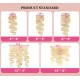 613 Blonde 4x4  Baby Wave  Lace Closure 100% Human Hair