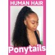 Adjustable Strap Ponytail Hairpiece with Proportioned Length 100% Human Hair