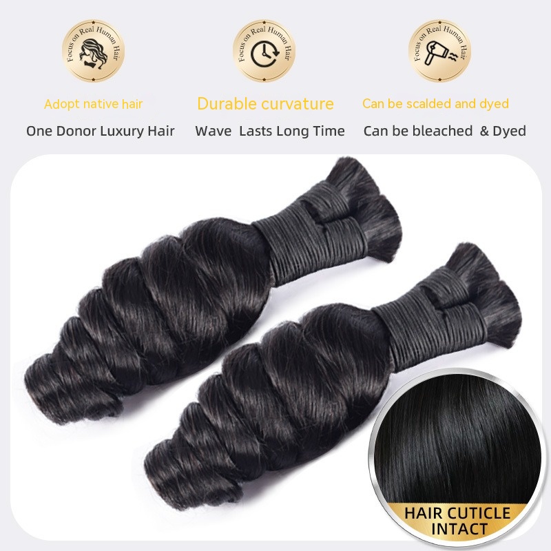 Black Loose Wave Bundle 100% Human Hair