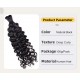 Upgraded Brazilian Hair | Nature Black Deep Curly 100% Virgin Human Hair Bundles