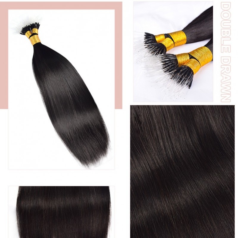 Invisible Elastic Traceless Hair Extensions 100% Human Hair