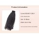 Nature Black Bouncy Curly 100% Virgin Human Hair Bundles