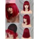 Straight Shoart Bob with Bang Wig 100% Human Hair