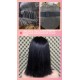 Nature Black Double Drawn Straight Bob Wig with 2x6 Lace Closure 100% Human Hair