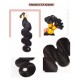 Nature Black Body Wave Ultra-Discreet U-Tip Human Hair Extensions 100% Virgin Human Hair Bundle