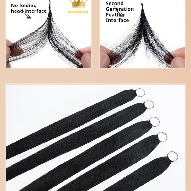 New Feather Hair Extension Line 100% Human Hair