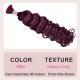 Italian Curly Braids Hair Extension 100% Human Hair