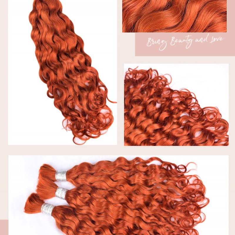 Italian Curly Braids Hair Extension 100% Human Hair