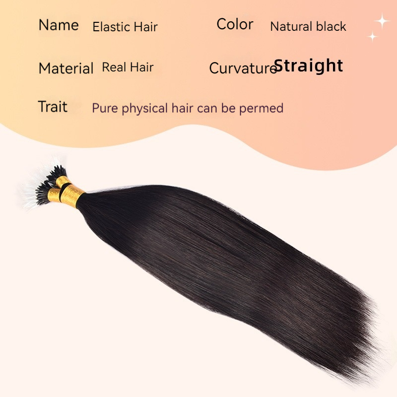 Invisible Elastic Traceless Hair Extensions 100% Human Hair