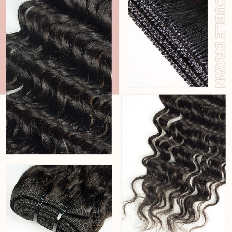 Nature Black 100% Virgin Human Hair Bundles