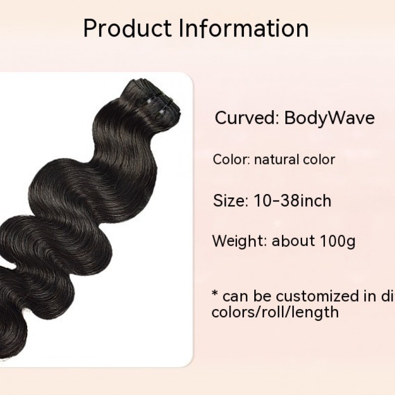 Nature Black 100% Virgin Human Hair Bundles