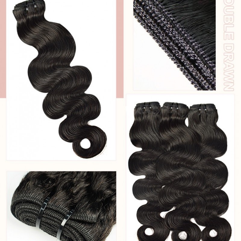 Nature Black 100% Virgin Human Hair Bundles