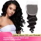 Nature Black Silky Body Wave13x4 Closure Lace Frontal with 100% Human Hair