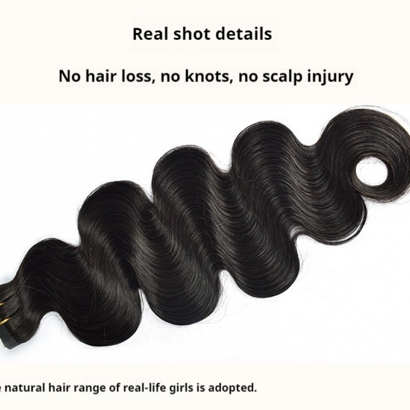 Clip-in 7-Piece Set Body Wave Hair Extensions 100% Human Hair