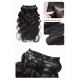 Clip-in 7-Piece Set Body Wave Hair Extensions 100% Human Hair