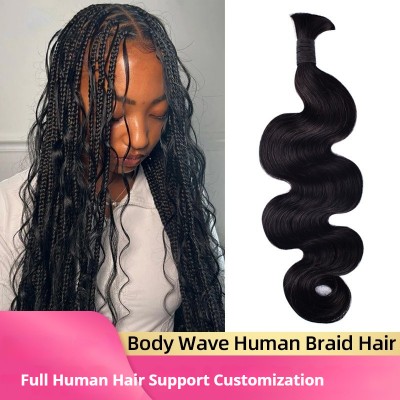 100% Virgin Human Hair Body Wave Weft Natural Color Seamless Hair Extensions