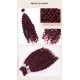 Boho Braids Human Hair Deep Curly Wefts