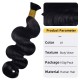 Real Human Hair Body Wave Bulk Wefts