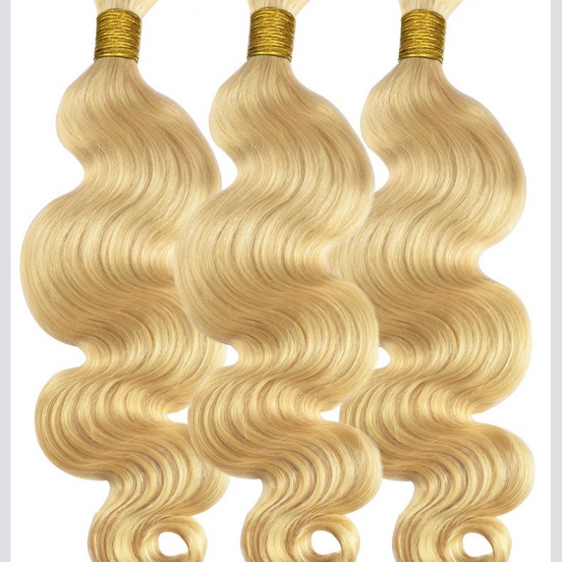 Real Human Hair Body Wave Bulk Wefts