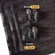 7 Pics Black Clip Ins 100% Virgin Human Hair 