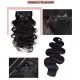 7 Pics Black Clip Ins 100% Virgin Human Hair 