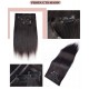 7 Pics Black Clip Ins 100% Virgin Human Hair 