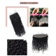 African Deep Wave 100% Human Hair Lace Closure