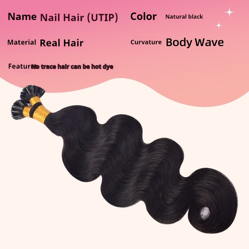 Invisible U-Tip Human Hair Extensions for Seamless Integration