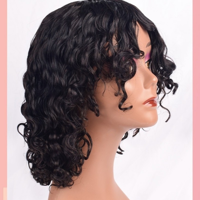 Real Human Hair Short Wig