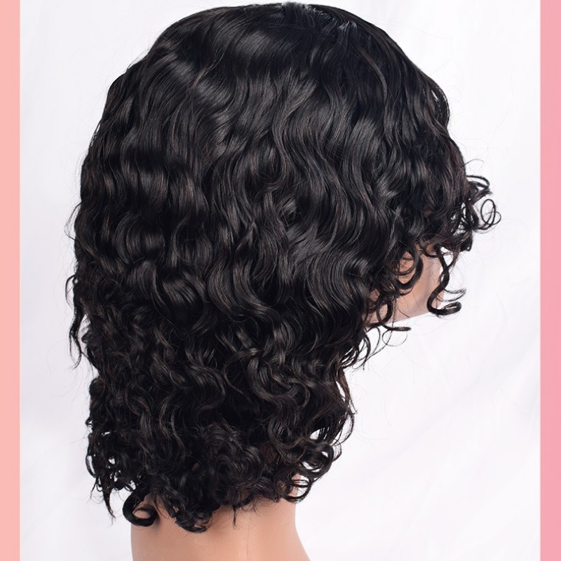 Real Human Hair Short Wig