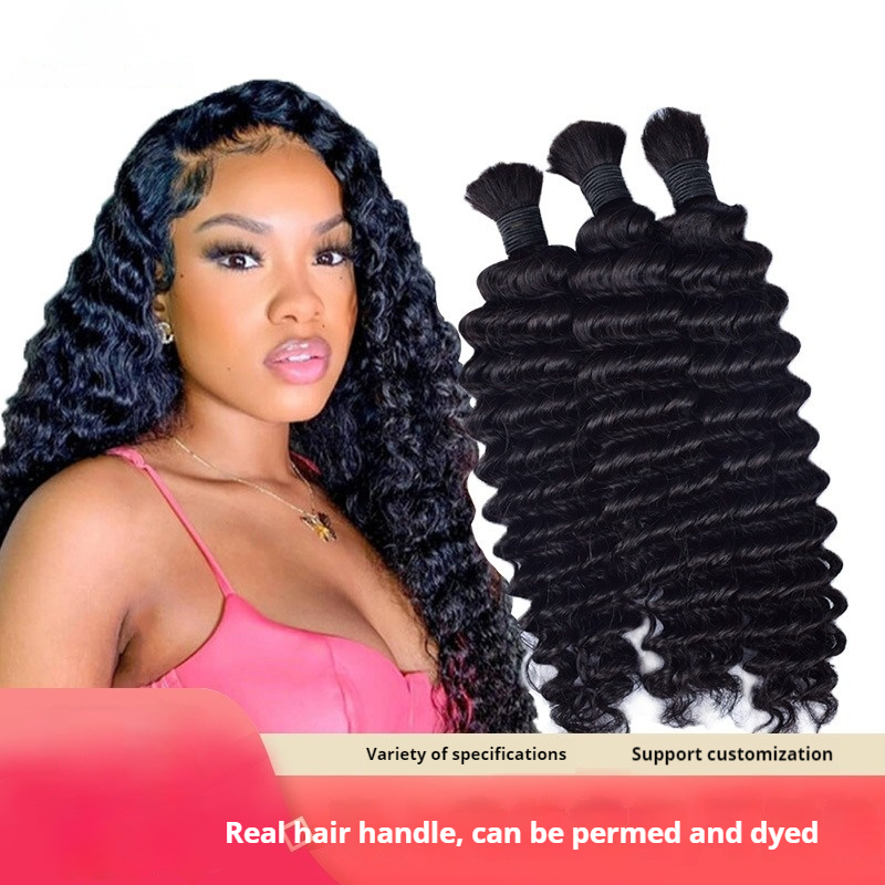 Nature Black Deep Wave 100% Virgin Human Hair Bundles