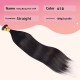 Nature Black Italian Curly Seamless Invisible Stick Hair Extensions 100% Virgin Human Hair Bundle