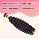 Nature Black Italian Curly Seamless Invisible Stick Hair Extensions 100% Virgin Human Hair Bundle