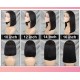 200% Density |13x4 Full Frontal Straight Mid Part Lace Bob Wig 100% Human Hair