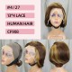 13x4 Full Frontal Lace Side Part Short Wig 100% Human Hair