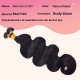 Nature Black Body Wave Ultra-Discreet U-Tip Human Hair Extensions 100% Virgin Human Hair Bundle