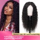 200% Density|4x4 Front Lace Italian Curly Human Hair Wig 100% Human Hair