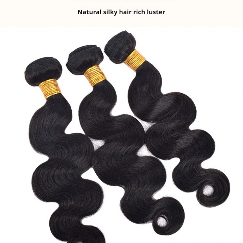 Upgraded Brazilian Hair |Black Body Wave 100% Virgin Human Hair Bundles