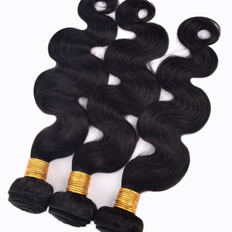 Upgraded Brazilian Hair |Black Body Wave 100% Virgin Human Hair Bundles