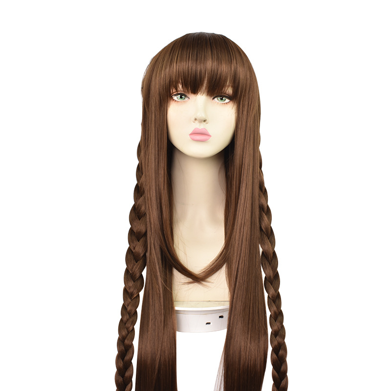 Nako Lulu Cosplay Wig  King of Glory New Skin Evening Glow with Thicker Braided Long Hair