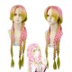 Demon Slayer Mitsuri Kanroji Gradient Color Braided COS Wig 90cm