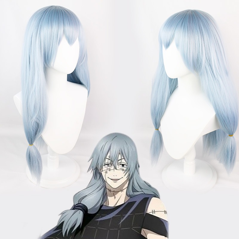 Jujutsu Kaisen |Cosplay Wig Water Blue Straight Long Hair 60cm