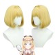 VTuber Virtual Idol Amelia Watson Casual Cosplay Wig - Everyday Yellow Short Bob Haircut