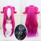 League of Legends Lunari COS Wig Long Hair with Detachable Double Bun Braids