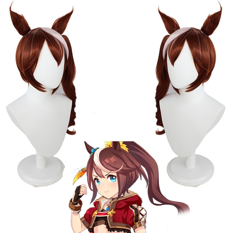 Uma Musume Pretty Derby Tokai Teio COS Wig 45cm