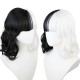 Cruella de Vil Cosplay Wig - Yin Yang Hair with Bangs for Halloween 38cm