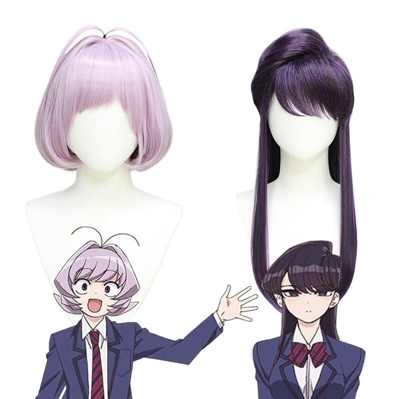 Komi-san wa, Komyushou Desu Cosplay Wig Set  Komi Shouko and Nagara Natsume